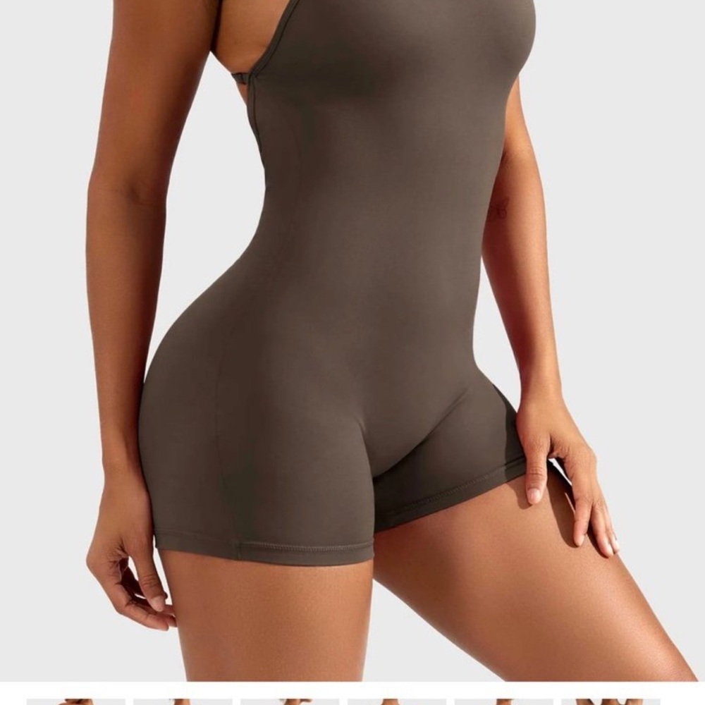 Seamless Brown Bodysuit